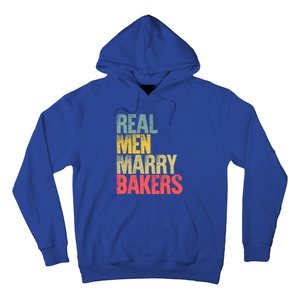 Funny Marriage Funny Gift Real Marry Bakers Groom Funny Gift Hoodie