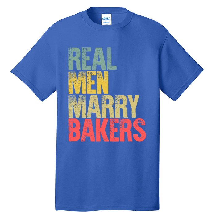 Funny Marriage Funny Gift Real Marry Bakers Groom Funny Gift Tall T-Shirt