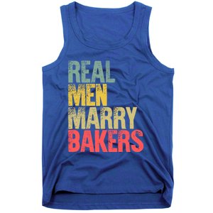 Funny Marriage Funny Gift Real Marry Bakers Groom Funny Gift Tank Top