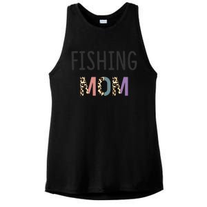 Fishing Mom Fisher Gift Funny Gift Funny Fishing Lovers Gift Ladies PosiCharge Tri-Blend Wicking Tank