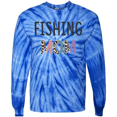 Fishing Mom Fisher Gift Funny Gift Funny Fishing Lovers Gift Tie-Dye Long Sleeve Shirt