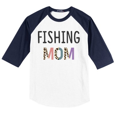 Fishing Mom Fisher Gift Funny Gift Funny Fishing Lovers Gift Baseball Sleeve Shirt