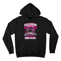 First Mistake Female Semi Truck Driver Trucker Trucking Hoodie