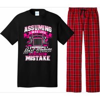 First Mistake Female Semi Truck Driver Trucker Trucking Pajama Set