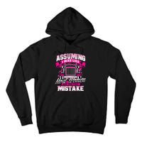 First Mistake Female Semi Truck Driver Trucker Trucking Tall Hoodie