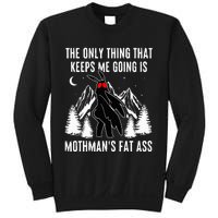 Funny Mothman Fat Ass Vintage Cryptid Sweatshirt