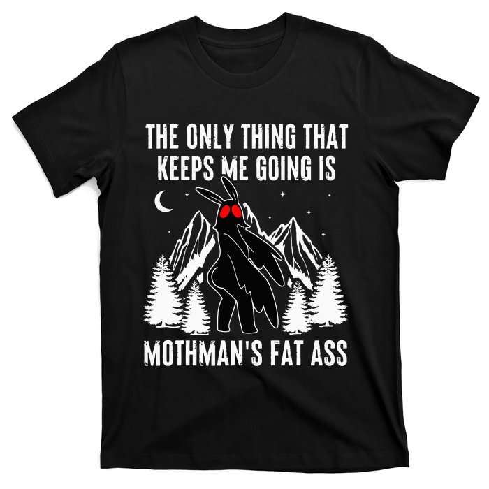 Funny Mothman Fat Ass Vintage Cryptid T-Shirt