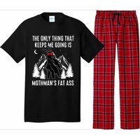 Funny Mothman Fat Ass Vintage Cryptid Pajama Set