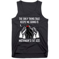 Funny Mothman Fat Ass Vintage Cryptid Tank Top