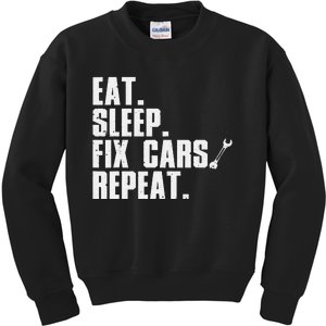 Funny Mechanic For  Dad Auto Garage Automobile Car Lover Kids Sweatshirt