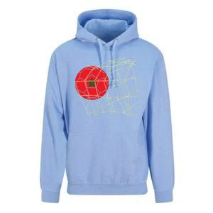 Funny Morocco Flag Retro Soccer Lover Football Fan Funny Gift Unisex Surf Hoodie