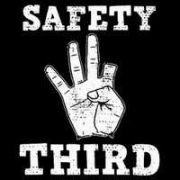Funny Missing Finger Safety Third Fireworks July 4th Joke V-Neck T-Shirt