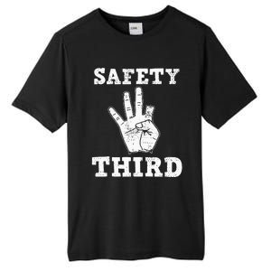 Funny Missing Finger Safety Third Fireworks July 4th Joke Tall Fusion ChromaSoft Performance T-Shirt