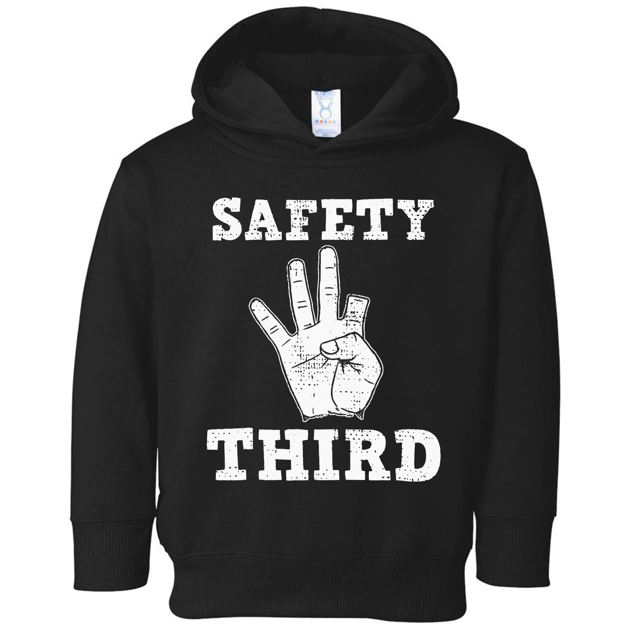 Funny Missing Finger Safety Third Fireworks July 4th Joke Toddler Hoodie