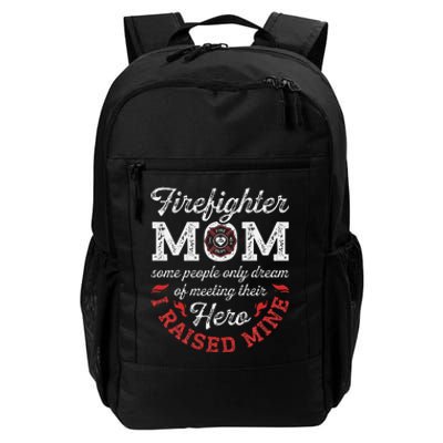 Firefighter Mom Firewoman Proud Moms Mothers Day Vintage Daily Commute Backpack