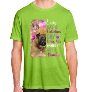 Frenchie Mom Funny Valentines Day Dog Lovers French Bulldog Gift Adult ChromaSoft Performance T-Shirt