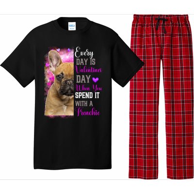 Frenchie Mom Funny Valentines Day Dog Lovers French Bulldog Gift Pajama Set