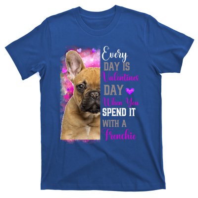 Frenchie Mom Funny Valentines Day Dog Lovers French Bulldog Gift T-Shirt