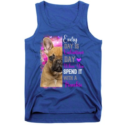 Frenchie Mom Funny Valentines Day Dog Lovers French Bulldog Gift Tank Top