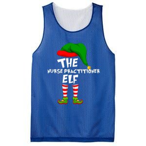 Funny Matching Family Christmas The Nurse Practitioner Elf Gift Mesh Reversible Basketball Jersey Tank