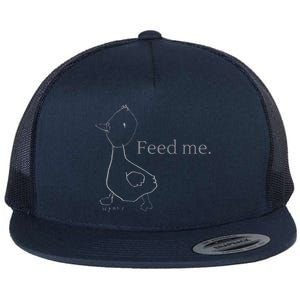 Feed Me Flat Bill Trucker Hat