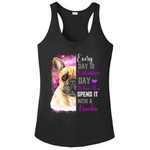 Frenchie Mom Funny Valentines Day Dog Lovers French Bulldog Gift Ladies PosiCharge Competitor Racerback Tank