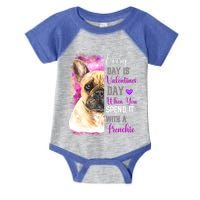 Frenchie Mom Funny Valentines Day Dog Lovers French Bulldog Gift Infant Baby Jersey Bodysuit