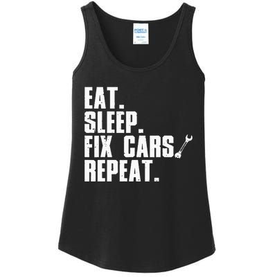 Funny Mechanic For Dad Auto Garage Automobile Car Lover Ladies Essential Tank