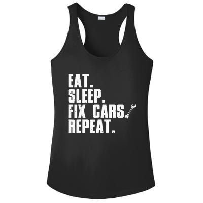 Funny Mechanic For Dad Auto Garage Automobile Car Lover Ladies PosiCharge Competitor Racerback Tank