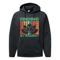 Finding My Frequency Meditation Performance Fleece Hoodie