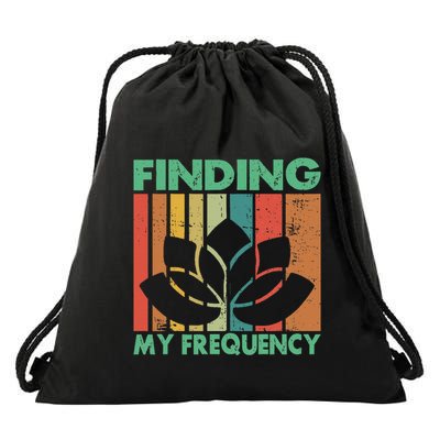 Finding My Frequency Meditation Drawstring Bag