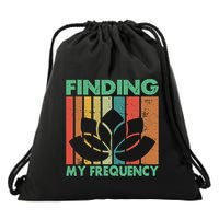 Finding My Frequency Meditation Drawstring Bag