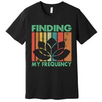 Finding My Frequency Meditation Premium T-Shirt