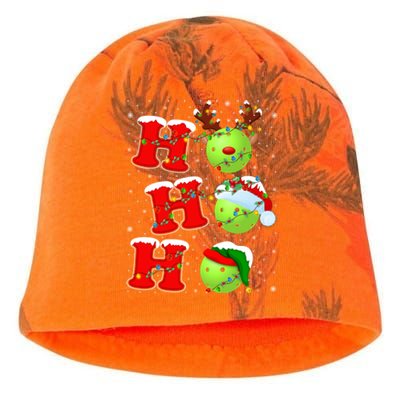 Funny Matching Family Santa Ho Ho Ho Pickleball Christmas Meaningful Gift Kati - Camo Knit Beanie