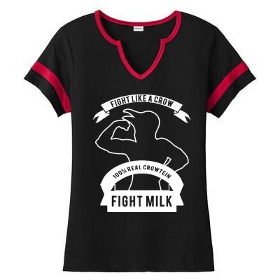 Fight Milk Ladies Halftime Notch Neck Tee