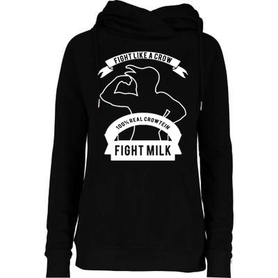 Fight Milk Womens Funnel Neck Pullover Hood