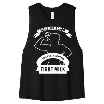 Fight Milk Women's Racerback Cropped Tank