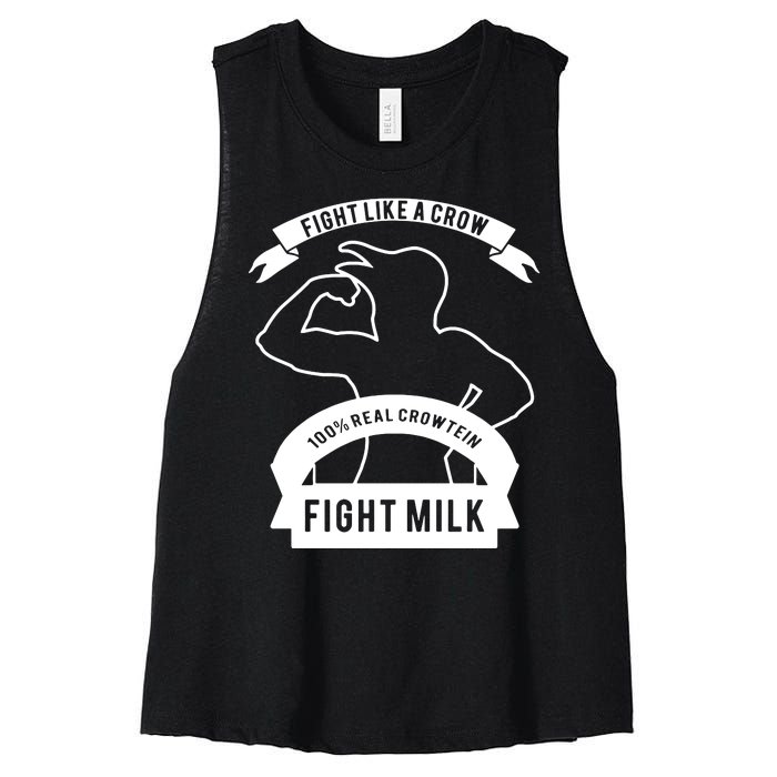 Fight Milk Women's Racerback Cropped Tank