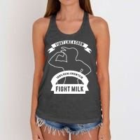 Fight Milk Women's Knotted Racerback Tank