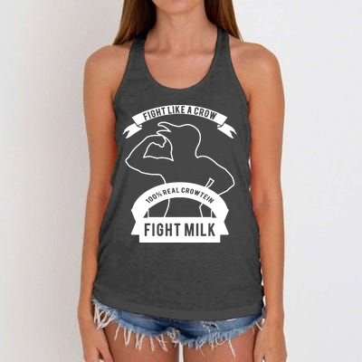 Fight Milk Women's Knotted Racerback Tank