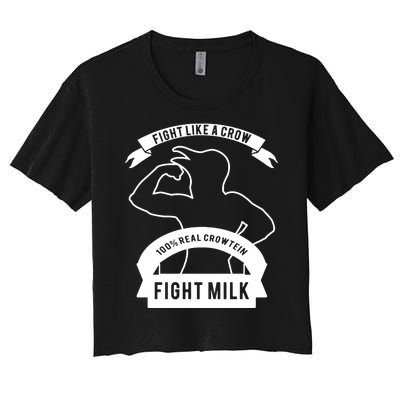 Fight Milk Women's Crop Top Tee