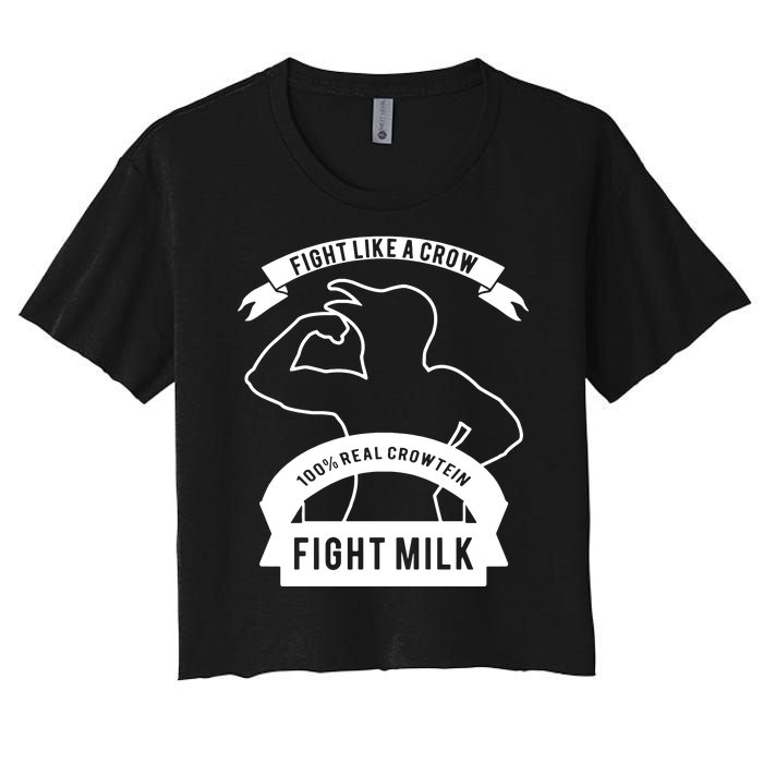 Fight Milk Women's Crop Top Tee