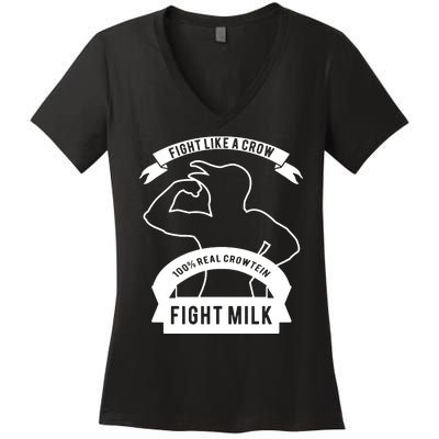 Fight Milk Women's V-Neck T-Shirt