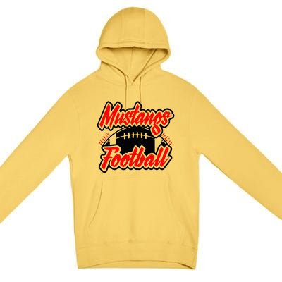 Football, Mustang Football Premium Pullover Hoodie