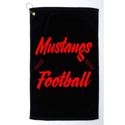 Football, Mustang Football Platinum Collection Golf Towel