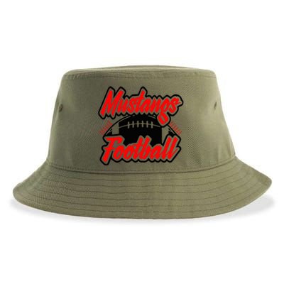 Football, Mustang Football Sustainable Bucket Hat