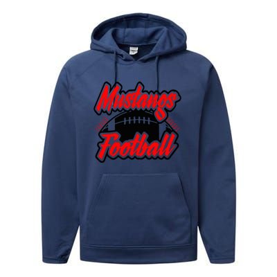 Football, Mustang Football Performance Fleece Hoodie