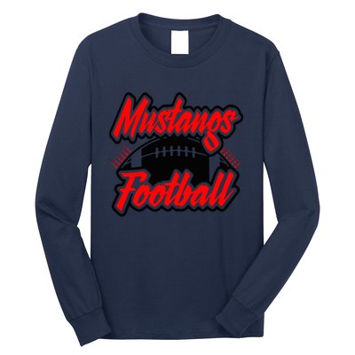 Football, Mustang Football Long Sleeve Shirt