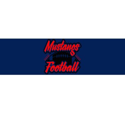 Football, Mustang Football Bumper Sticker