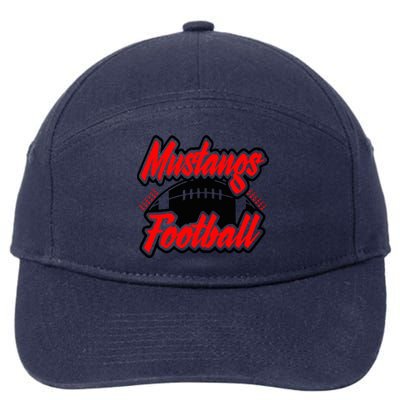 Football, Mustang Football 7-Panel Snapback Hat